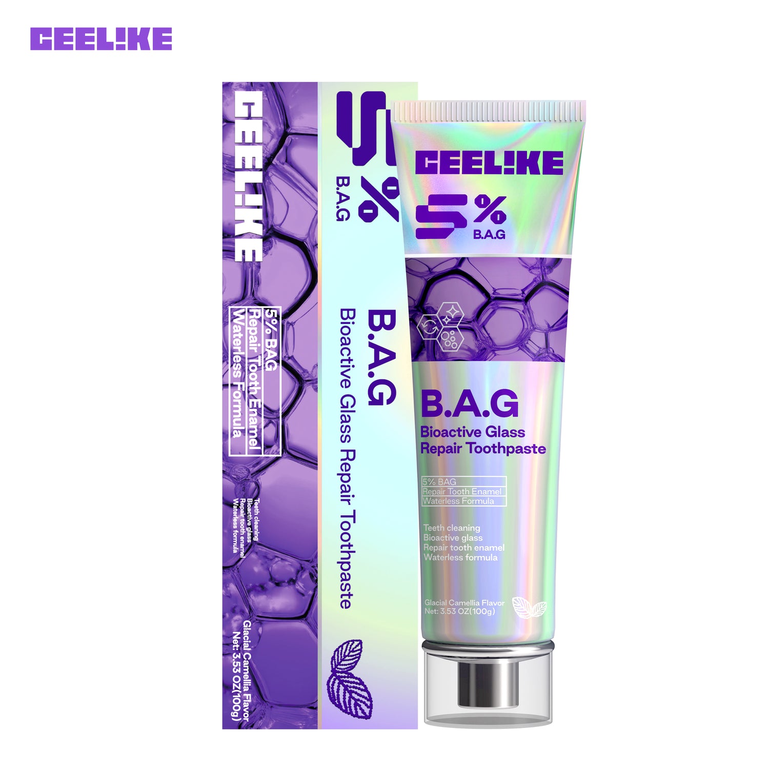 CEELIKE 5% B.A.G Bioactive Glass Toothpaste – Advanced Enamel Care