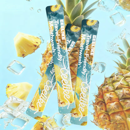 CEELIKE Portable Mouthwash – Tropical Pineapple Flavor (30 Packs)
