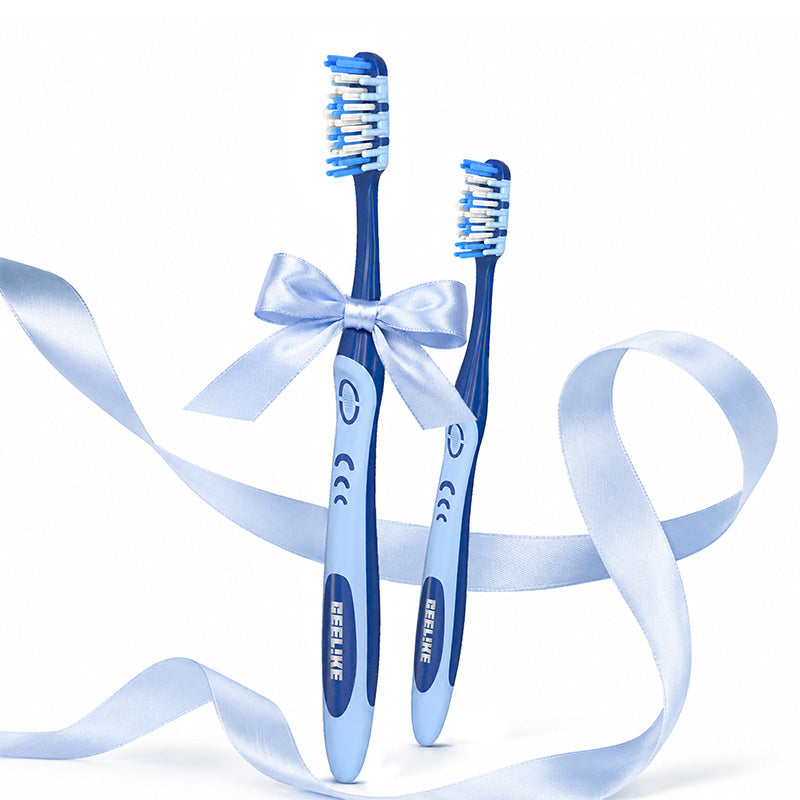 CEELIKE Soft Cross Bristle Toothbrush – Comfortable Daily Care