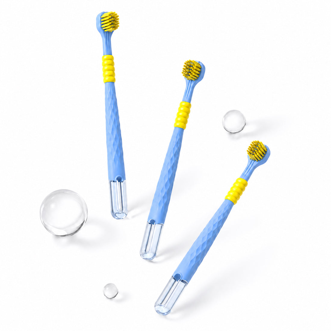 CEELIKE 3-Sided Soft Bristle Toothbrush – Complete Care