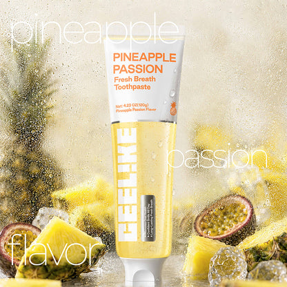 CEELIKE Pineapple Passion Toothpaste – Tropical Fruit Flavor, 120g