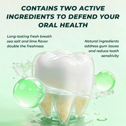 CEELIKE Sea Salt Lime Toothpaste — Fresh Breath, Gentle Care
