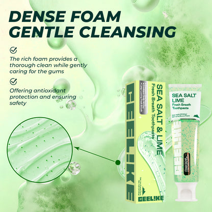 CEELIKE Sea Salt Lime Toothpaste — Fresh Breath, Gentle Care
