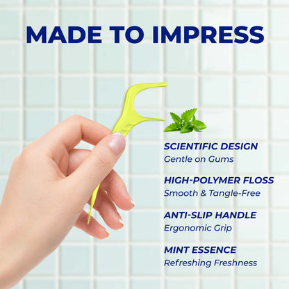 CEELIKE 2-in-1 Floss &amp; Interdental Pick — Easy Daily Care