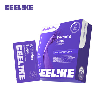 CEELIKE Hydroxyapatite Whitening Strips. Smooth. Clean. Visibly Refreshed.