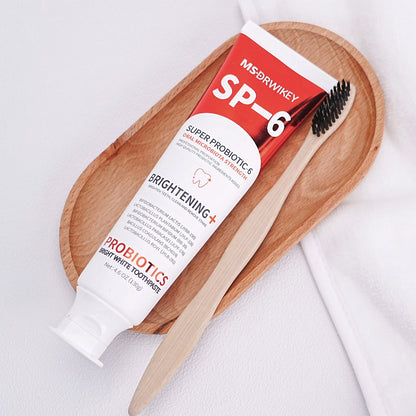 MSDRWIKEY SP-6 Whitening Toothpaste 2-pack – 6 kinds of probiotics, deep clean, whiten teeth, make your smile brighter