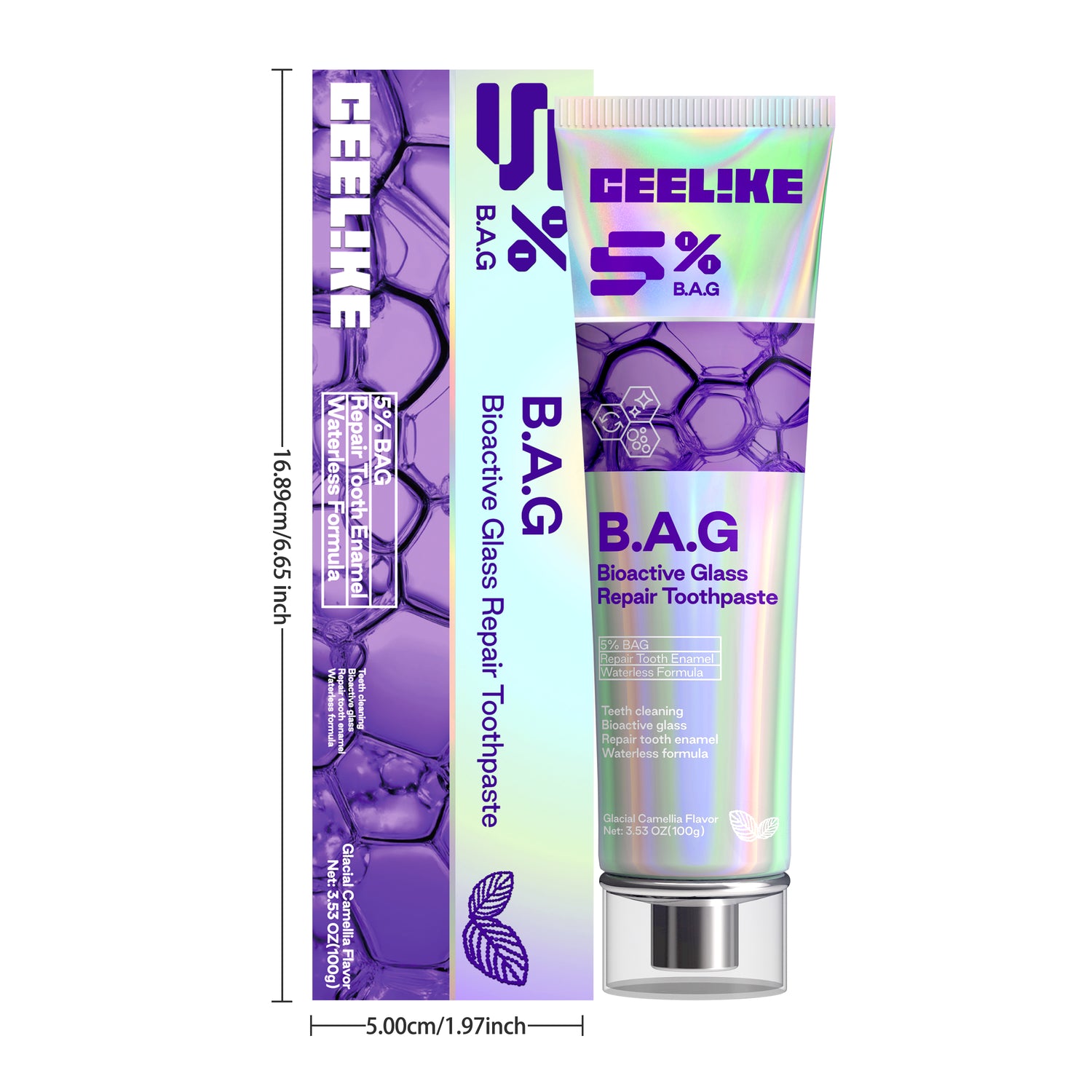CEELIKE 5% B.A.G Bioactive Glass Toothpaste – Advanced Enamel Care