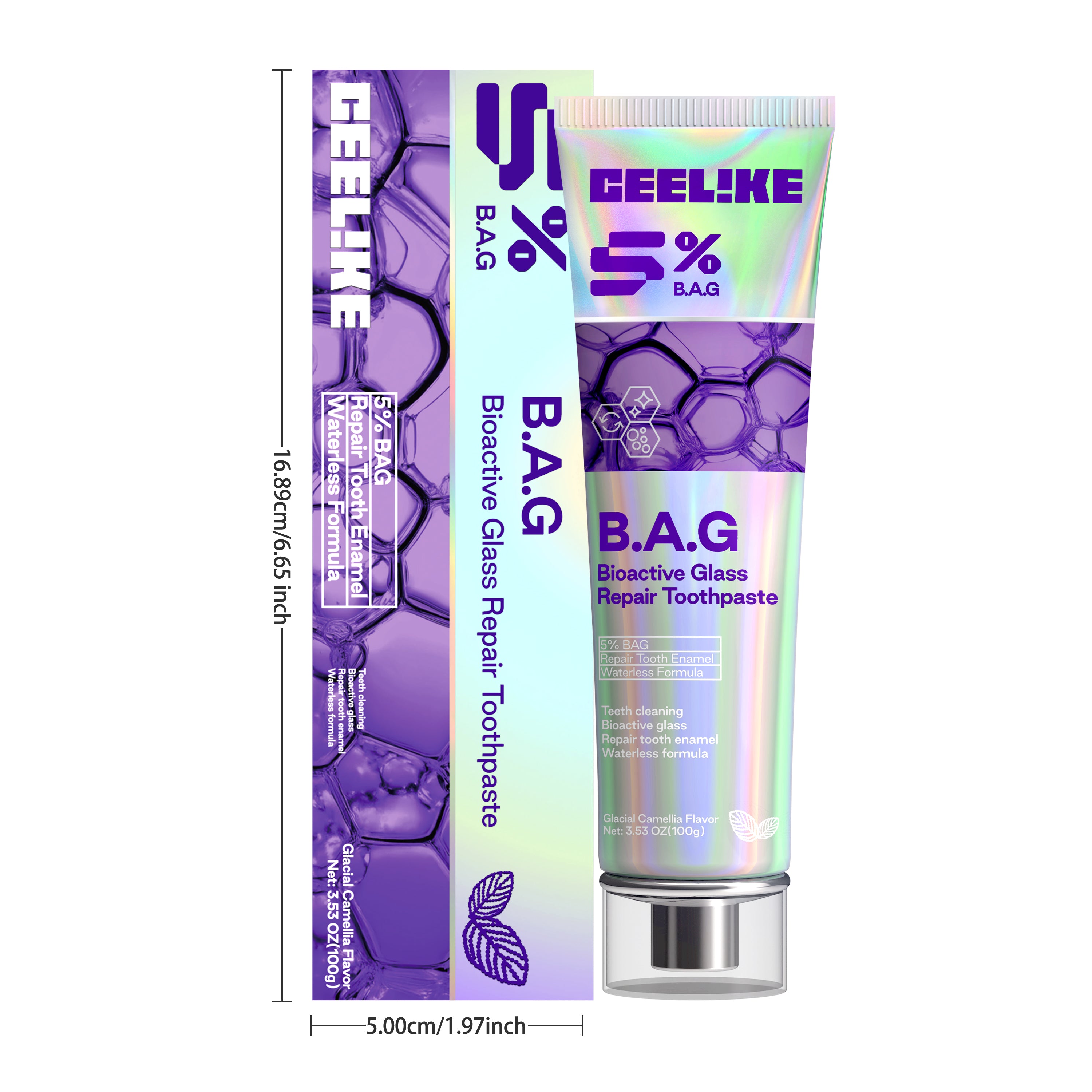 CEELIKE 5% B.A.G Bioactive Glass Toothpaste – Advanced Enamel Care