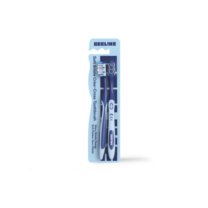 CEELIKE Soft Cross Bristle Toothbrush – Comfortable Daily Care