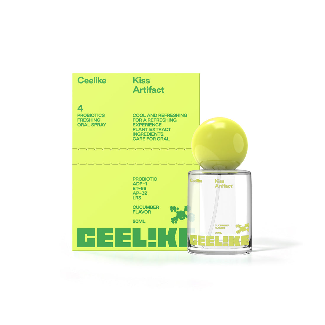 CEELIKE — Cucumber Smile Mist 20ml. Crisp. Cool. Refreshing.