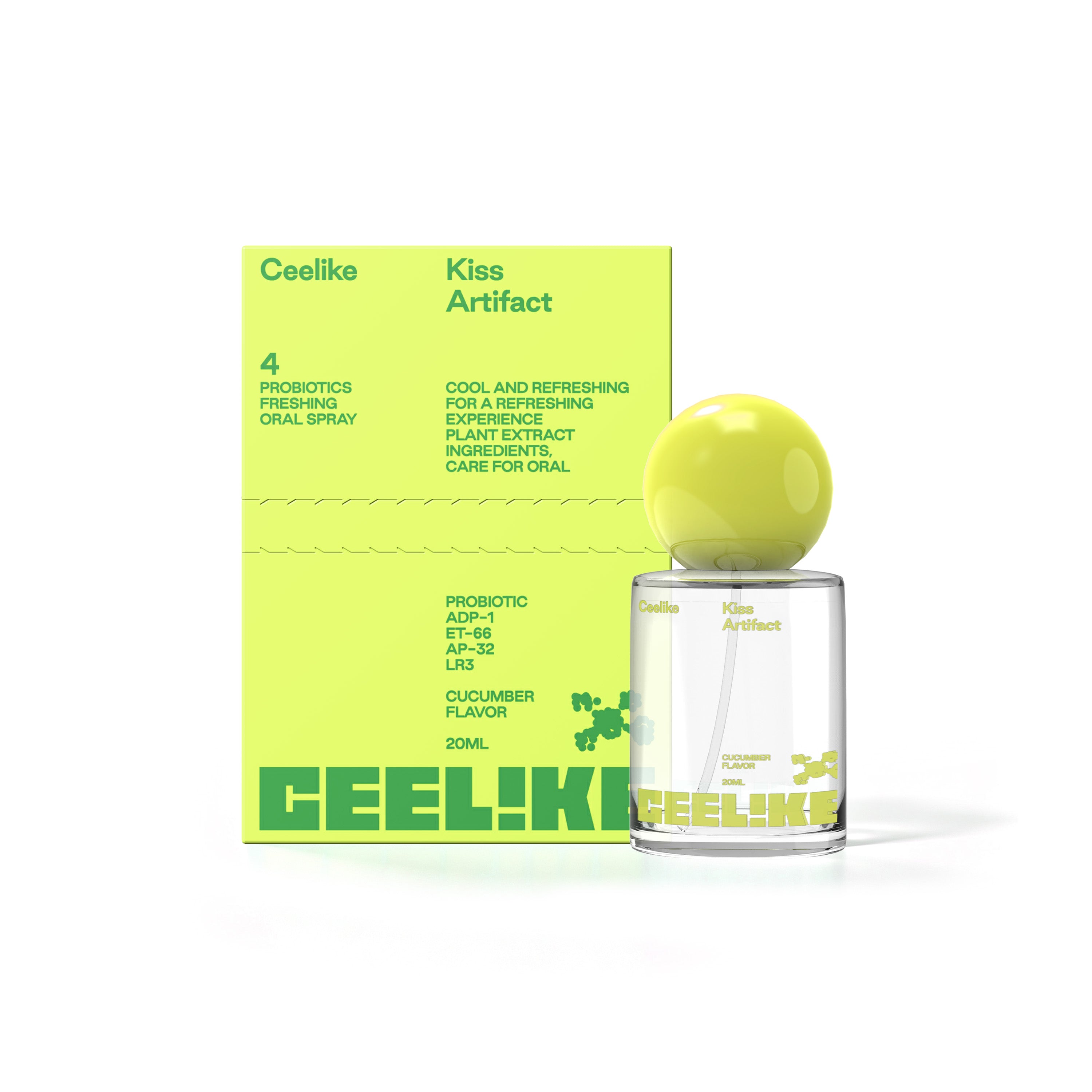 CEELIKE — Cucumber Smile Mist 20ml. Crisp. Cool. Refreshing.