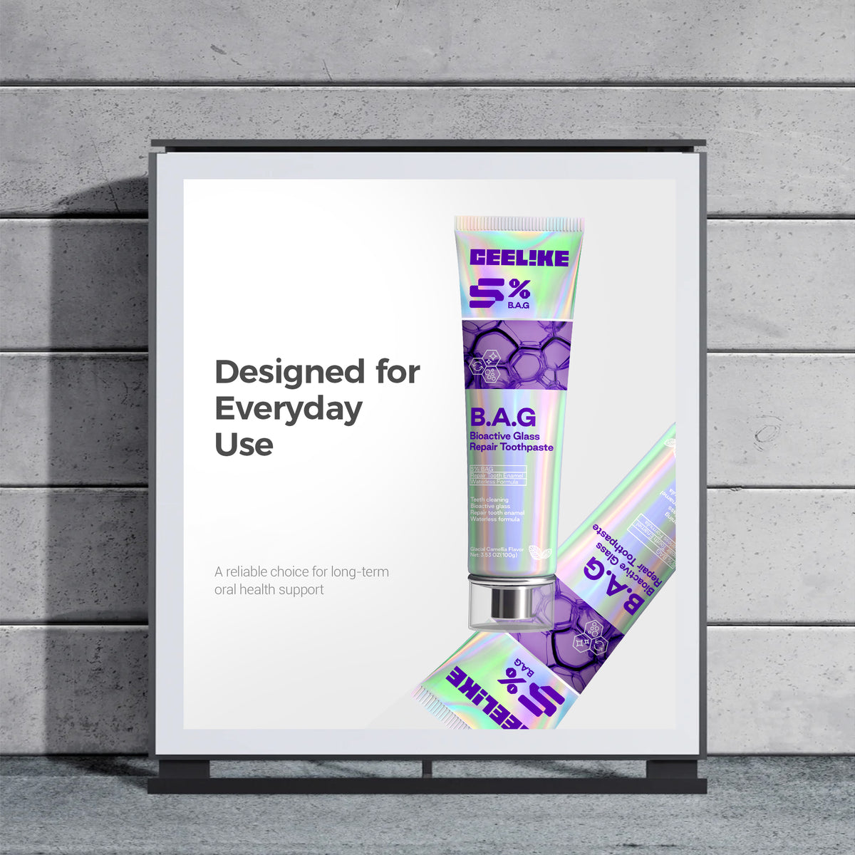 CEELIKE 5% B.A.G Bioactive Glass Toothpaste – Everyday Oral Care