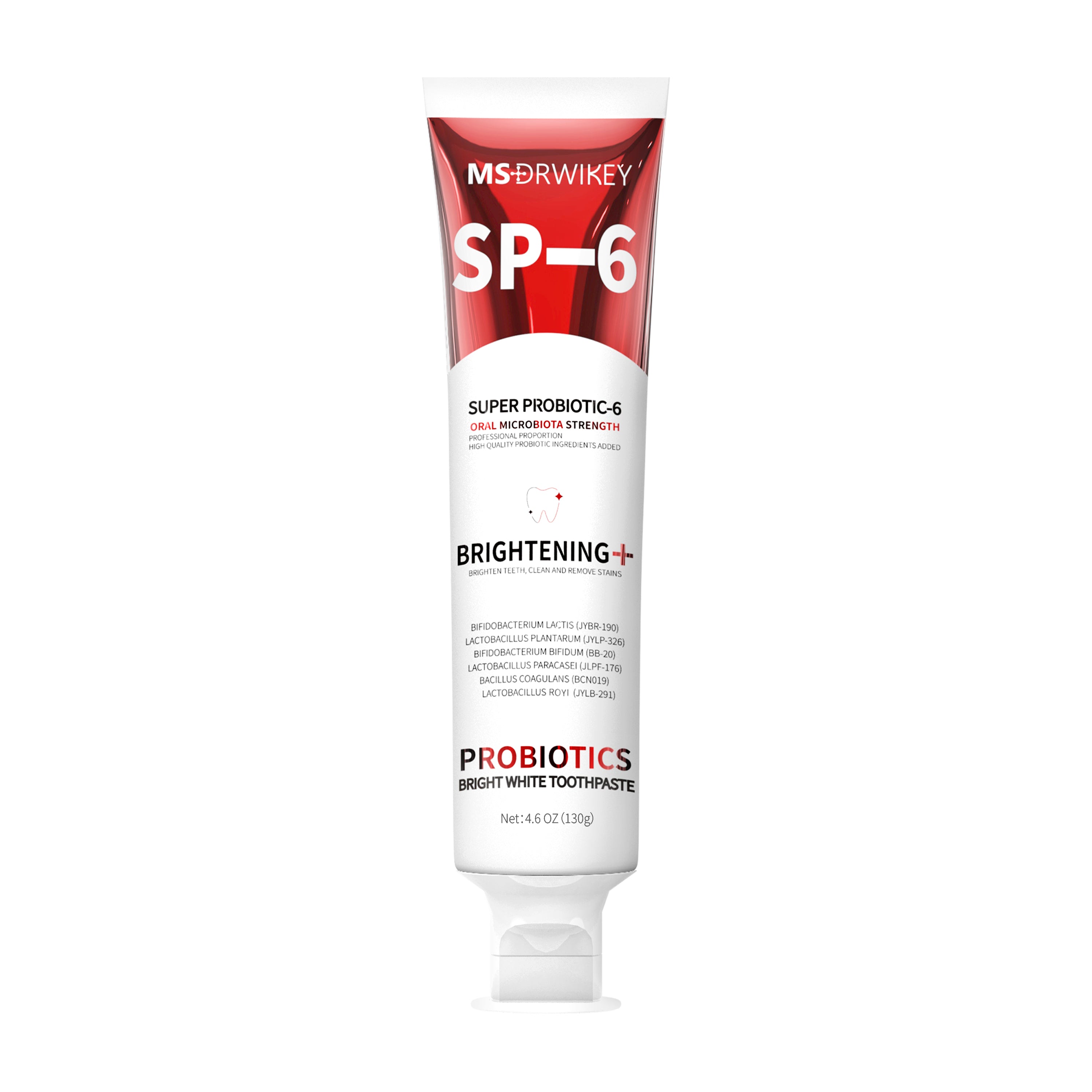 MSDRWIKEY SP-6 Whitening Toothpaste – Brighten Your Smile with the Power of 6 Probiotics