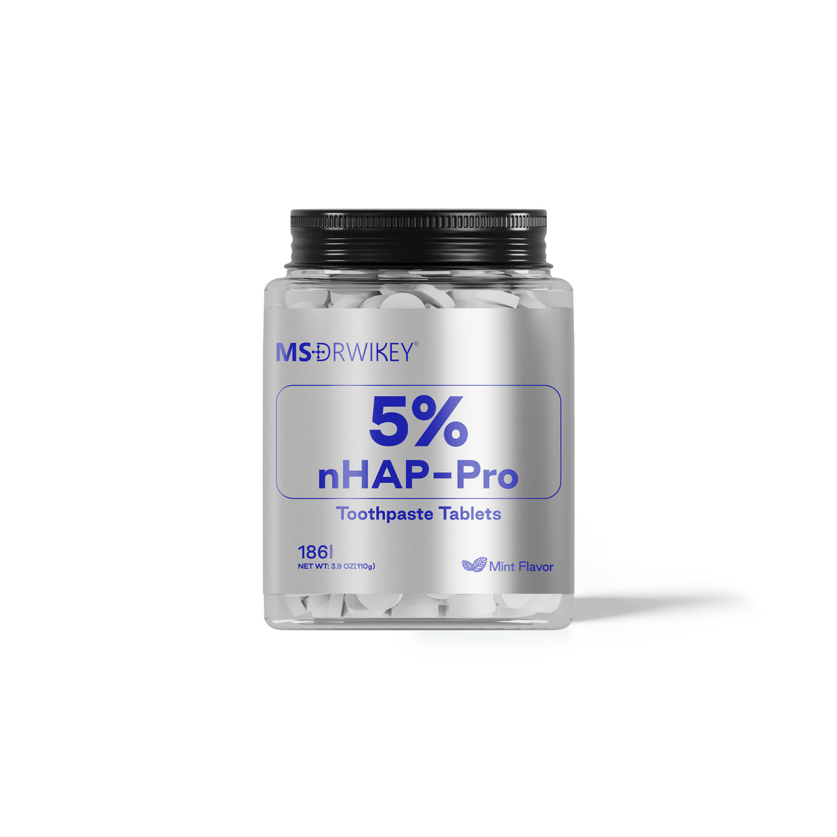 MSDRWIKEY 5% Hydroxyapatite Solid Toothpaste Tablets