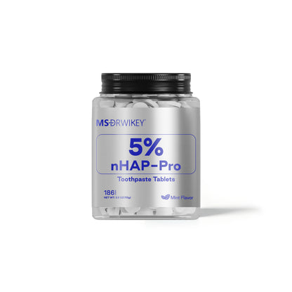 MSDRWIKEY 5% Hydroxyapatite Solid Toothpaste Tablets