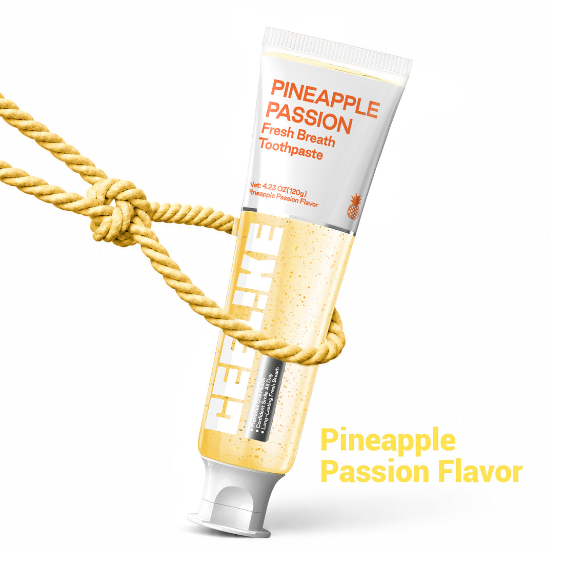 CEELIKE Pineapple Passion Toothpaste – Tropical Fruit Flavor, 120g