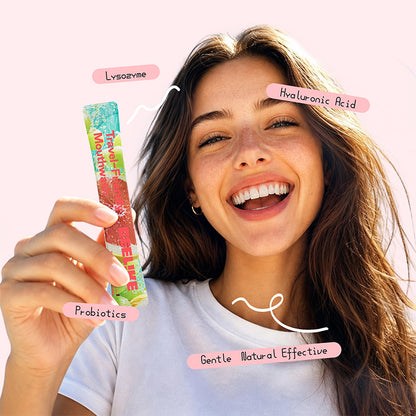 CEELIKE Travel-Friendly Mouthwash Sticks – Yuzu &amp; Green Grape Flavor