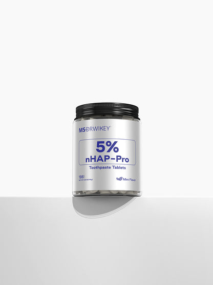 MSDRWIKEY 5% Hydroxyapatite Solid Toothpaste Tablets