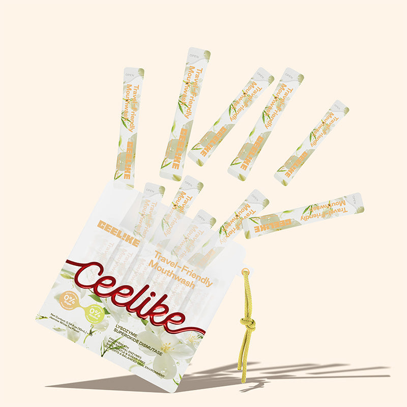 CEELIKE Jasmine White Tea Travel-Friendly Mouthwash