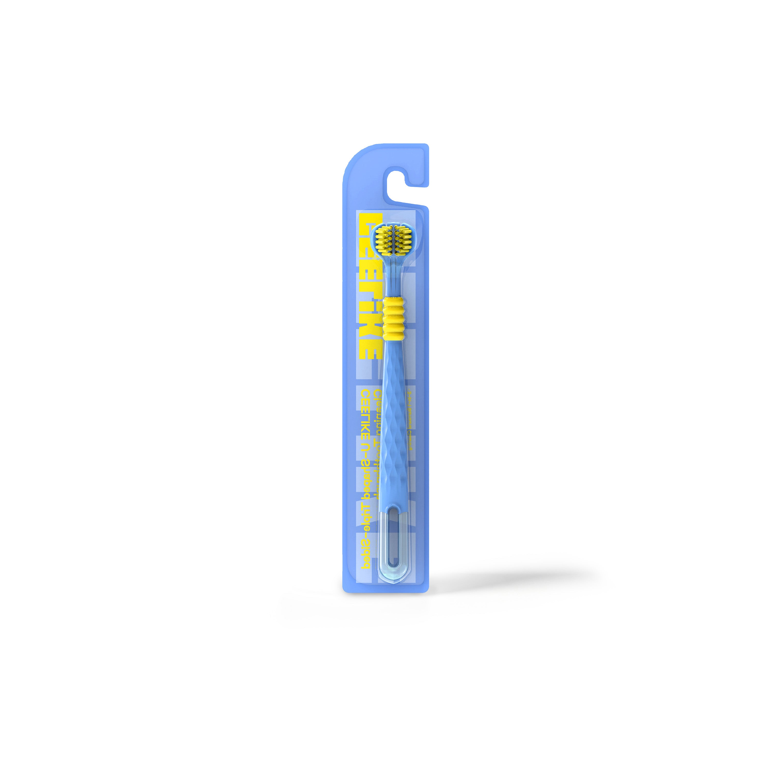CEELIKE 3-Sided Soft Bristle Toothbrush – Complete Care