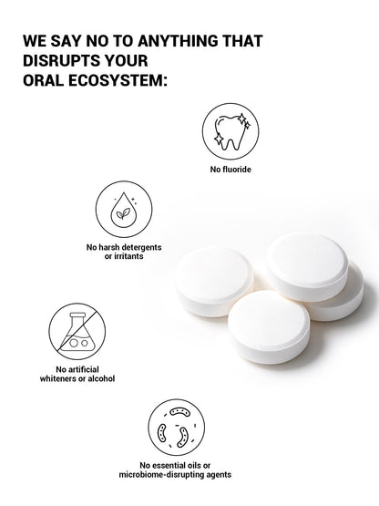 MSDRWIKEY 5% Hydroxyapatite Solid Toothpaste Tablets