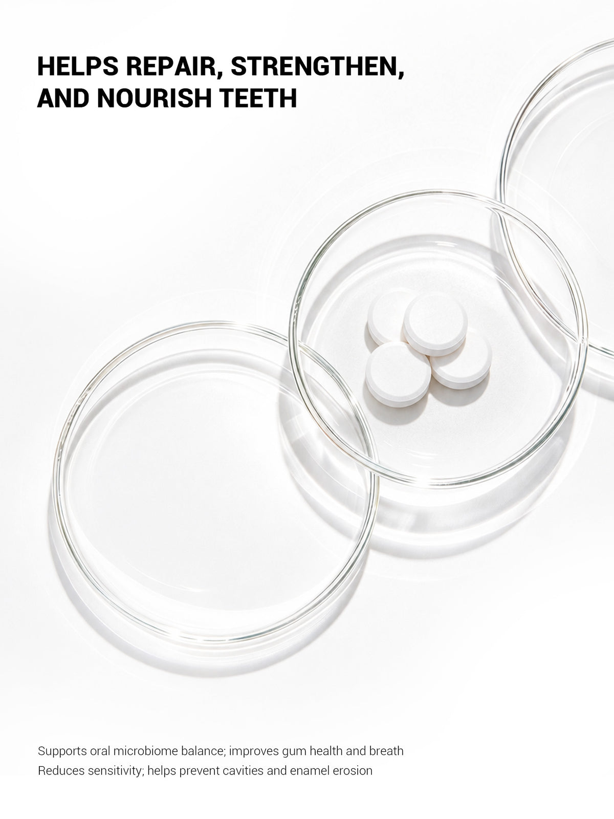 MSDRWIKEY 5% Hydroxyapatite Solid Toothpaste Tablets