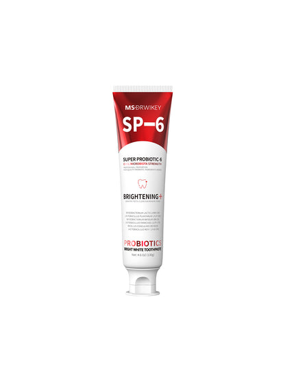 MSDRWIKEY SP-6 Whitening Toothpaste – Brighten Your Smile with the Power of 6 Probiotics