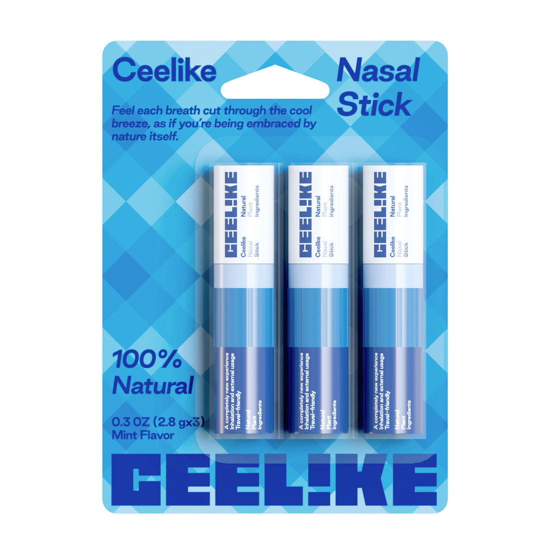 CEELIKE Peppermint Nasal Stick – Cool, Crisp, Instant Refresh
