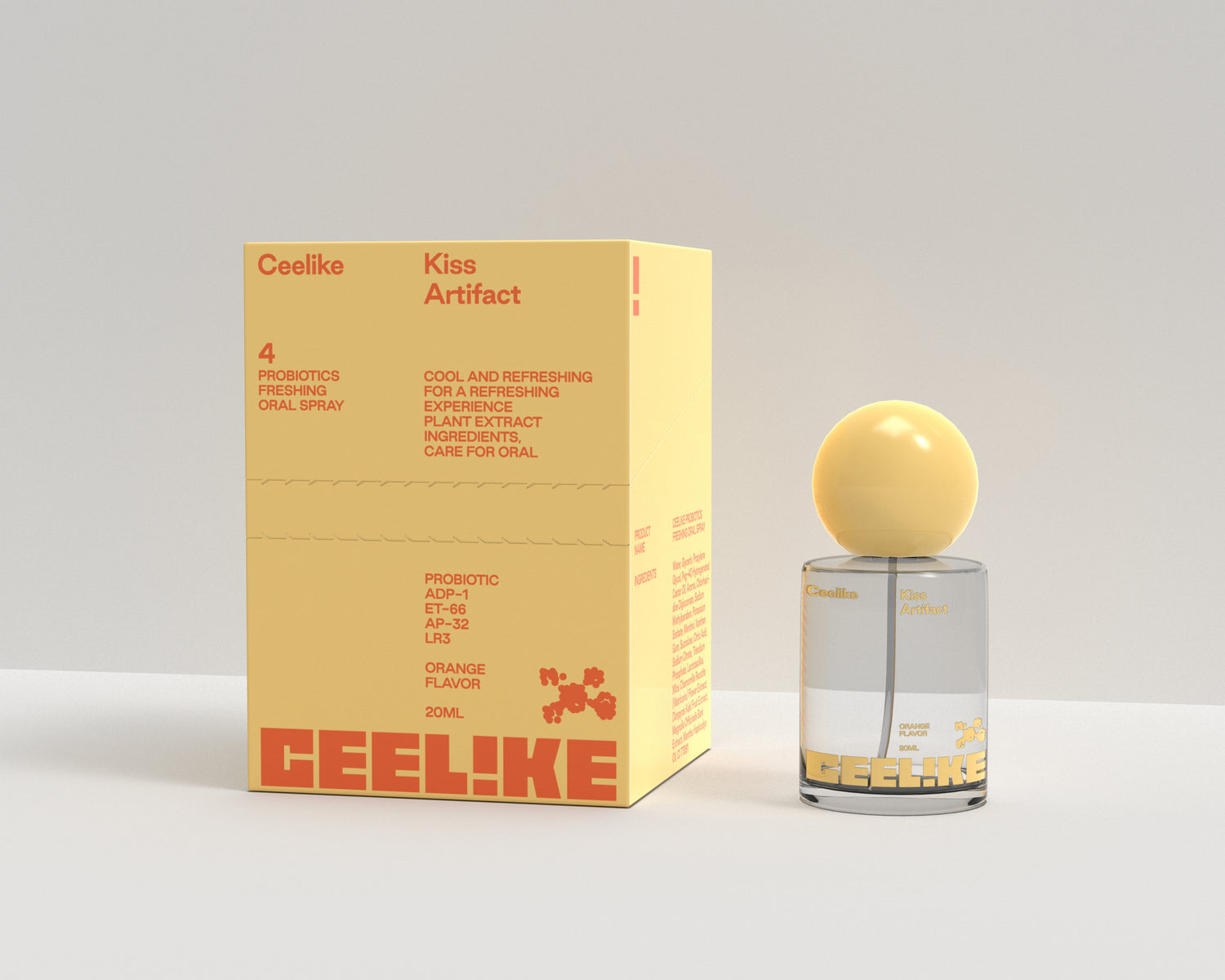 CEELIKE — Orange Probiotic Mist 20ml. Juicy. Bright. Confident.
