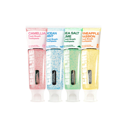 CEELIKE Fresh Toothpaste 4-Pack – Multi-Flavored Daily Freshness