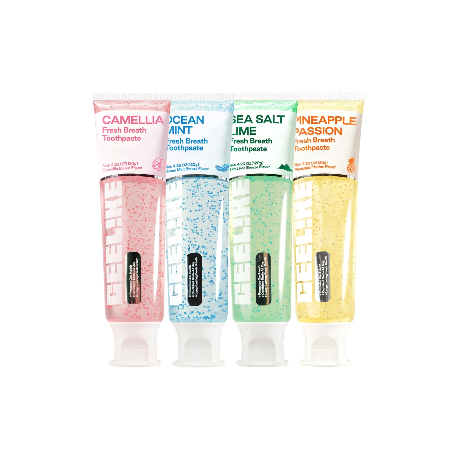 CEELIKE Fresh Toothpaste 4-Pack – Multi-Flavored Daily Freshness