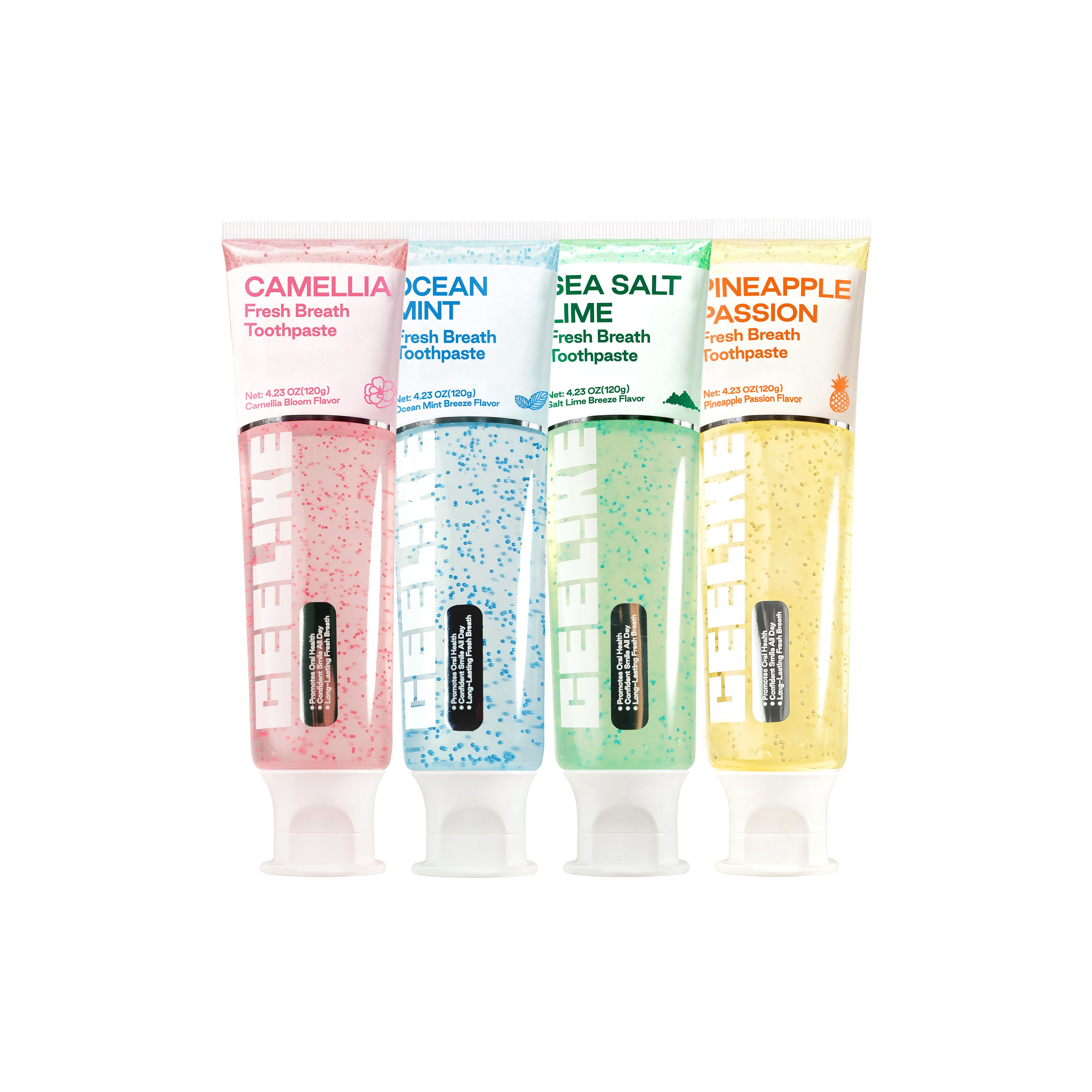 CEELIKE Fresh Toothpaste 4-Pack – Multi-Flavored Daily Freshness