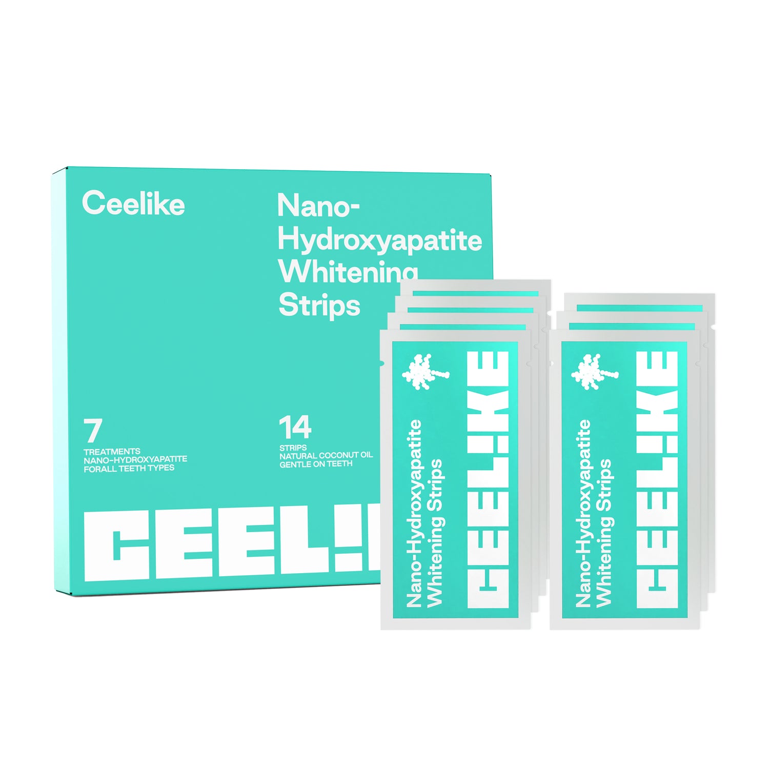 Tiras blanqueadoras dentales profesionales CEELIKE: brillo rápido y duradero para una sonrisa segura