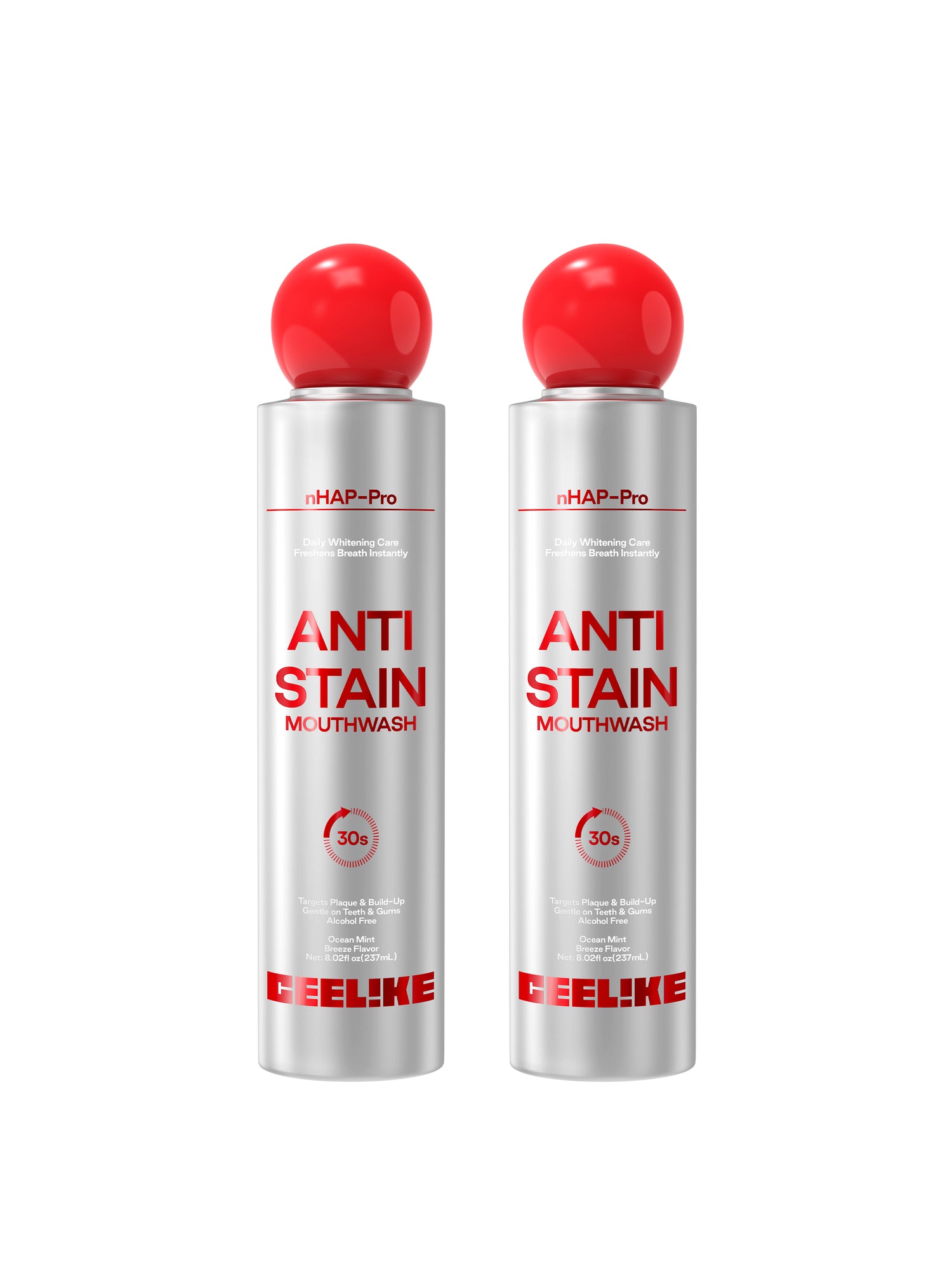 CEELIKE Gentle Stain Defense Mouthwash, Long-Lasting Fresh Oral Rinse 120ml