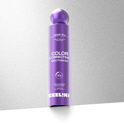 GEELIKE Purple Color Correcting Whitening Mouthwash