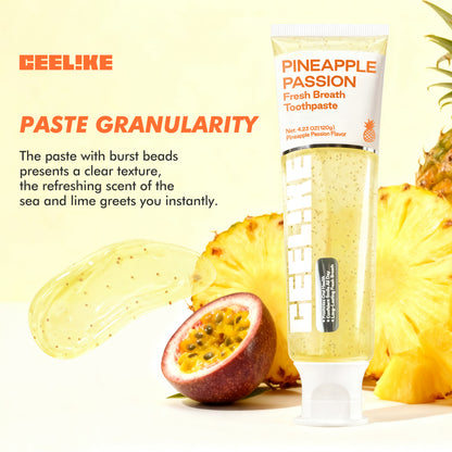 CEELIKE Pineapple Passion Toothpaste –Fresh Breath, 120g