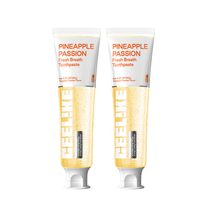 CEELIKE Pineapple Passion Toothpaste – Tropical Fruit Flavor, 120g
