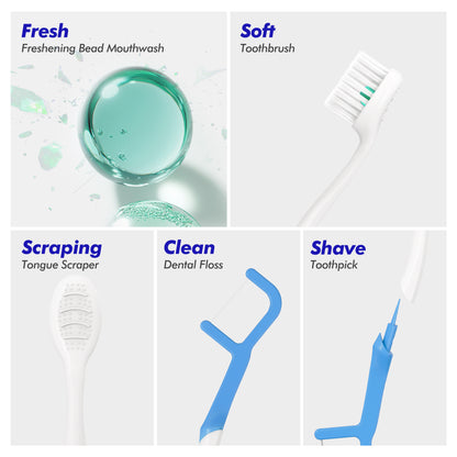CEELIKE 3-in-1 Pearl Toothbrush — Portable Fresh-Clean Brush