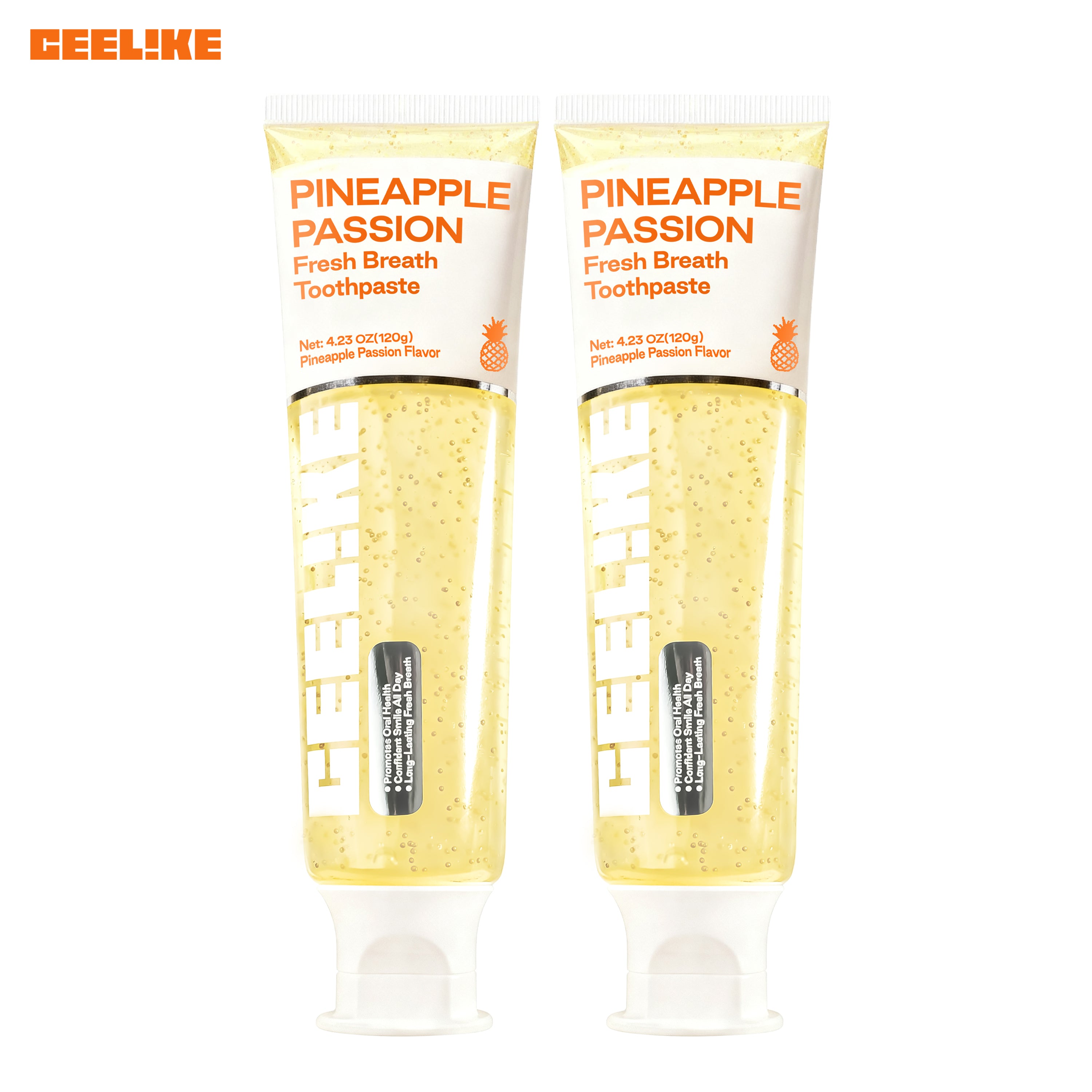 CEELIKE Pineapple Passion Toothpaste –Fresh Breath, 120g