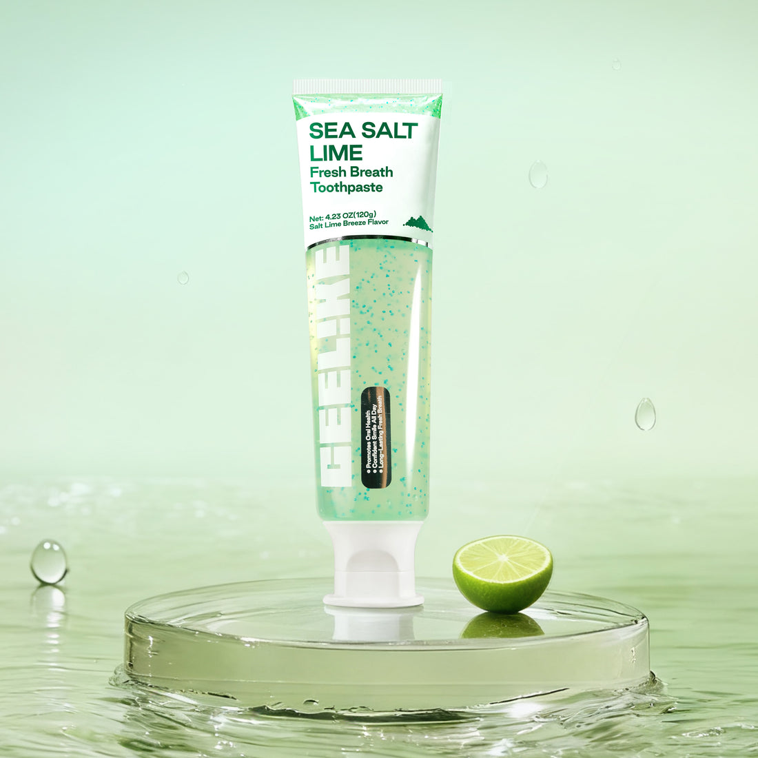 CEELIKE Sea Salt Lime Toothpaste — Fresh Breath, Gentle Care
