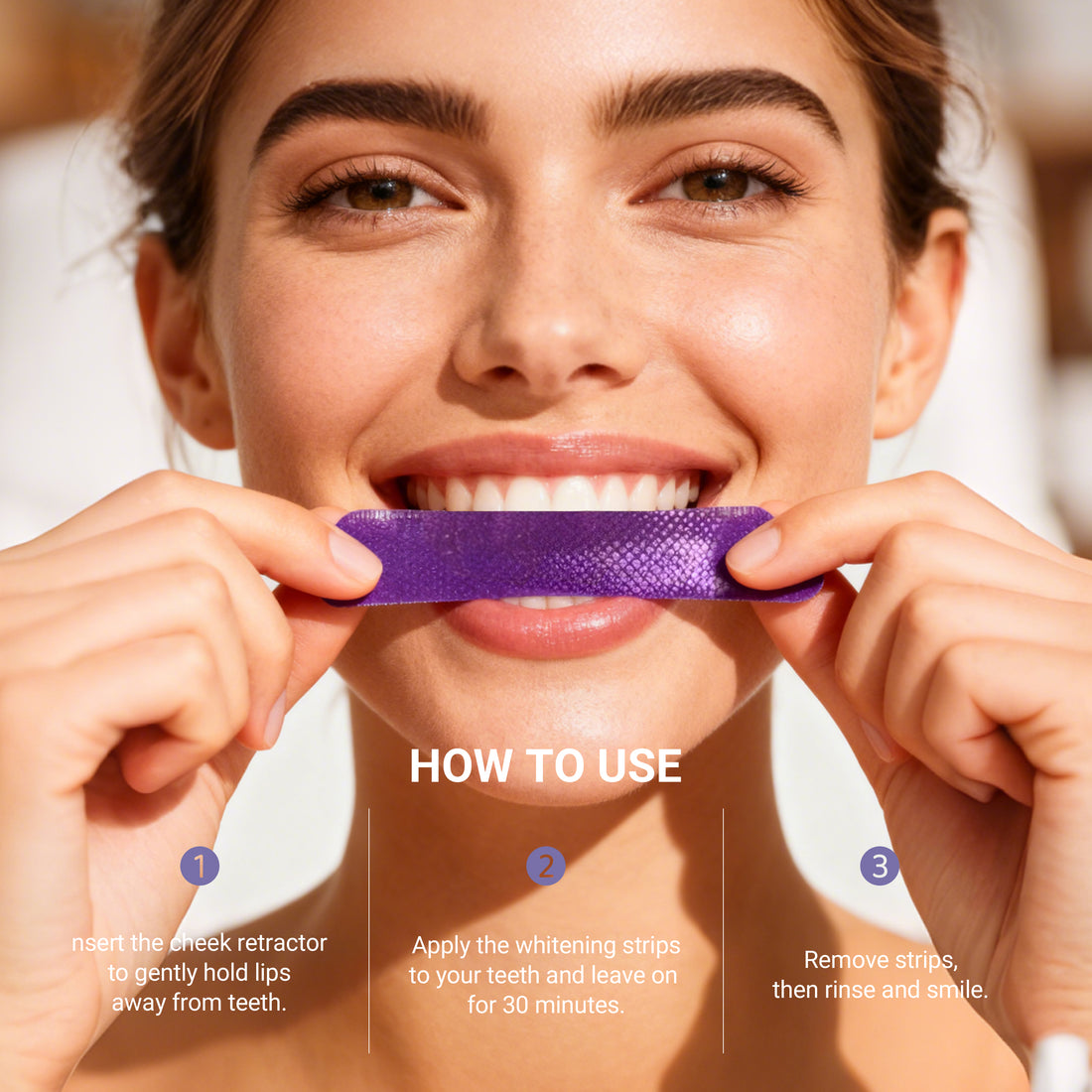 CEELIKE Hydroxyapatite Whitening Strips. Smooth. Clean. Visibly Refreshed.