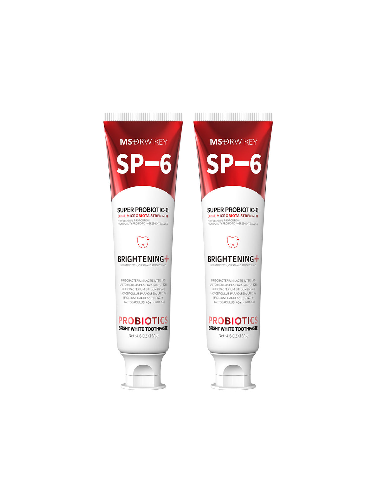 MSDRWIKEY SP-6 Whitening Toothpaste – Brighten Your Smile with the Power of 6 Probiotics