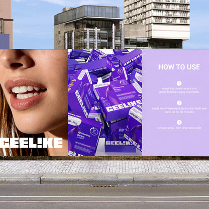 CEELIKE Hydroxyapatite Tooth Strips | Comfort Fit Oral Strips