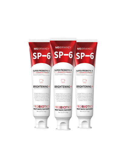 MSDRWIKEY SP-6 Whitening Toothpaste – Brighten Your Smile with the Power of 6 Probiotics