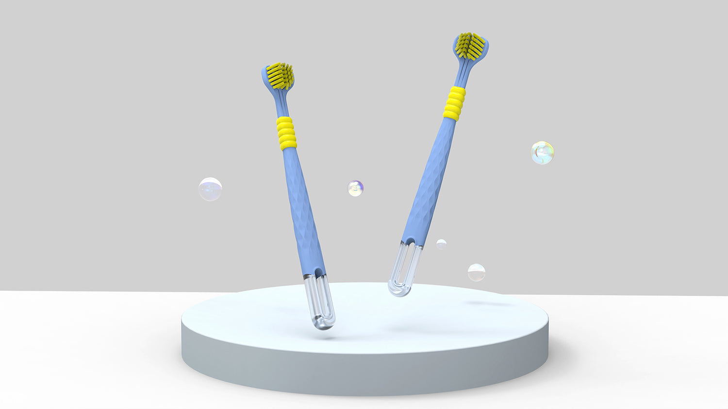 CEELIKE 3-Sided Soft Bristle Toothbrush – Complete Care