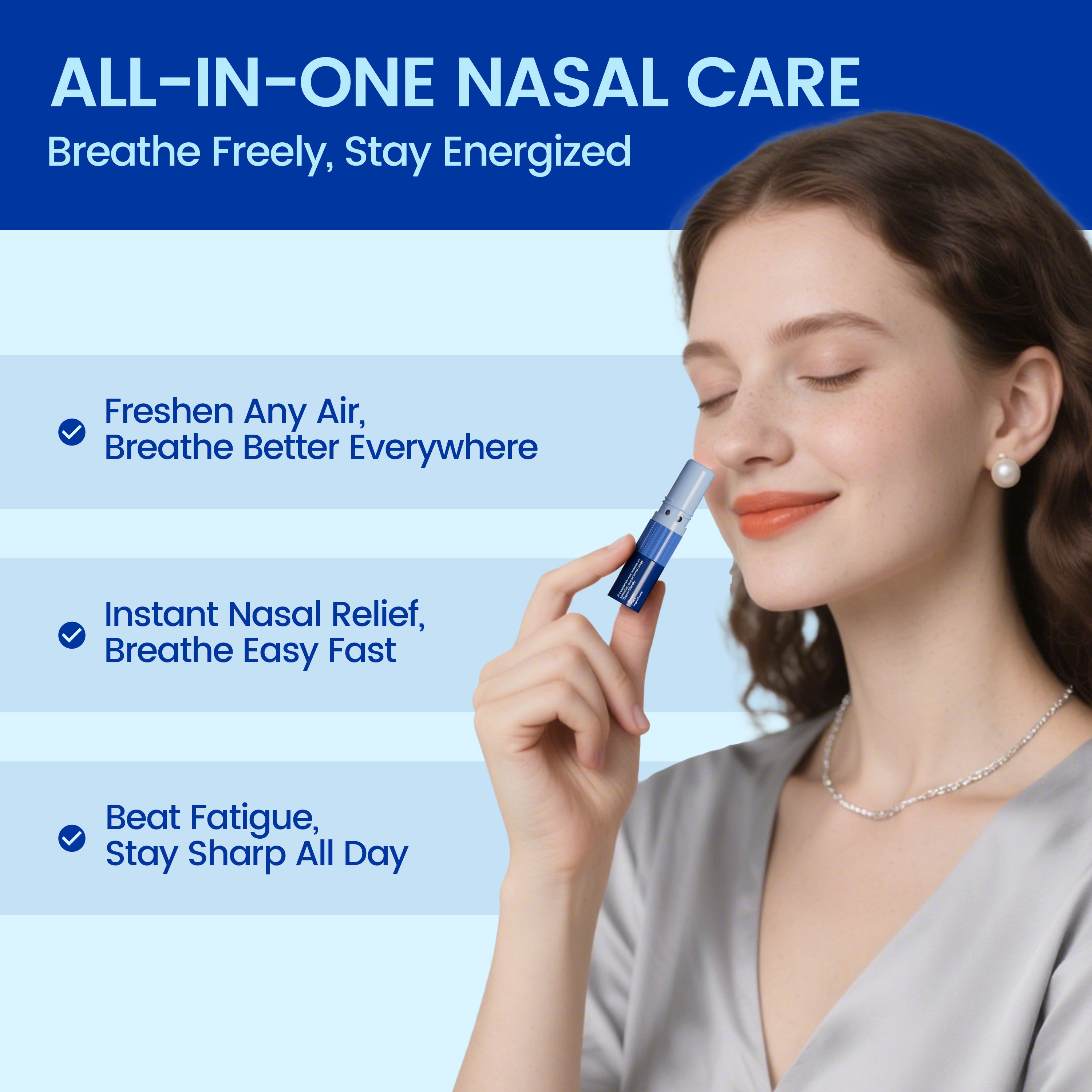 CEELIKE Peppermint Nasal Stick – Cool, Crisp, Instant Refresh