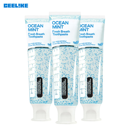 CEELIKE Ocean Mint Fresh Breath Toothpaste – Clean, Cool &amp; Refreshing 120g