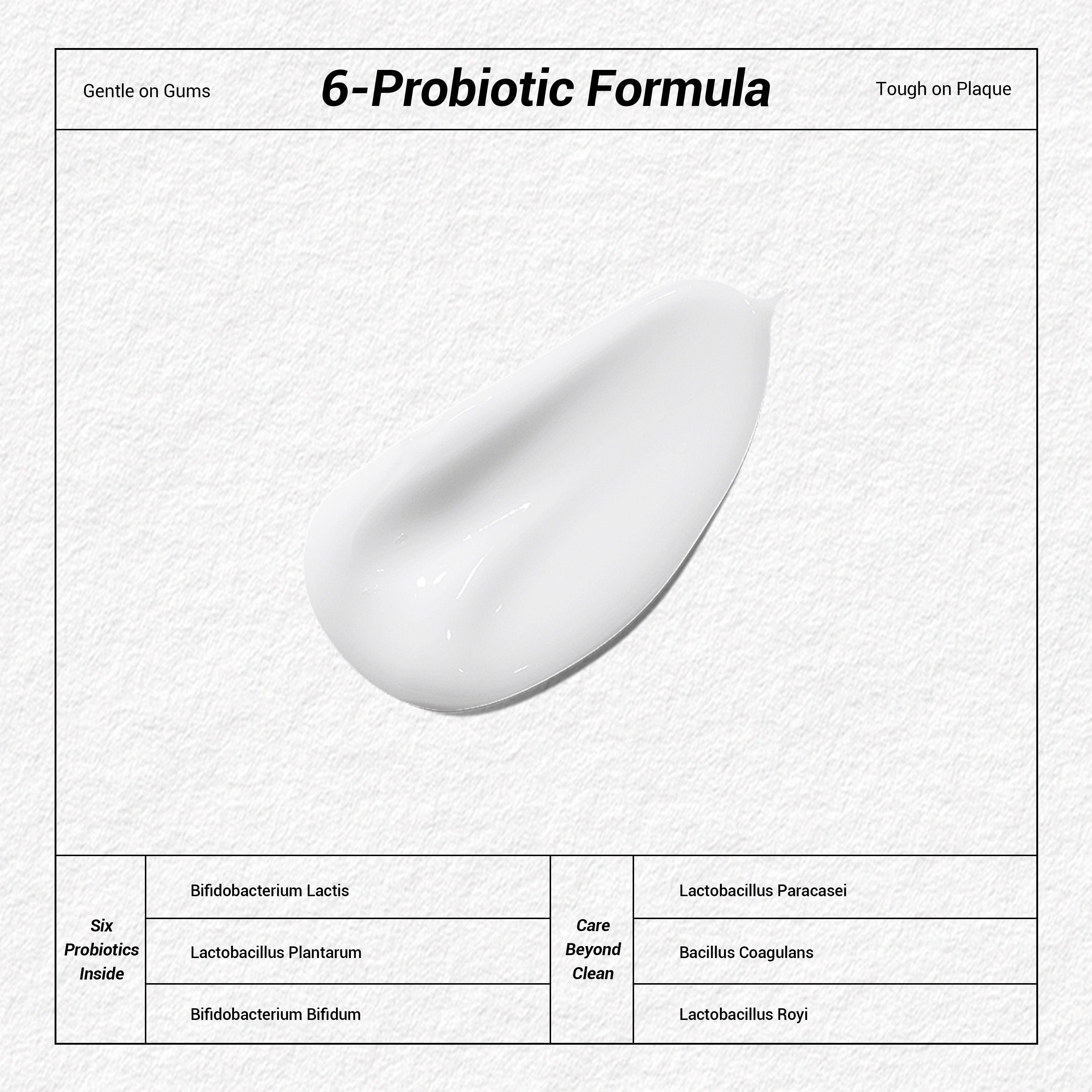 MSDRWIKEY SP-6 Whitening Toothpaste 2-pack – 6 kinds of probiotics, deep clean, whiten teeth, make your smile brighter