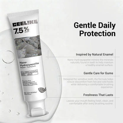 CEELIKE Hydroxyapatite Toothpaste, Repair and Protect Toothpaste, 4.23oz