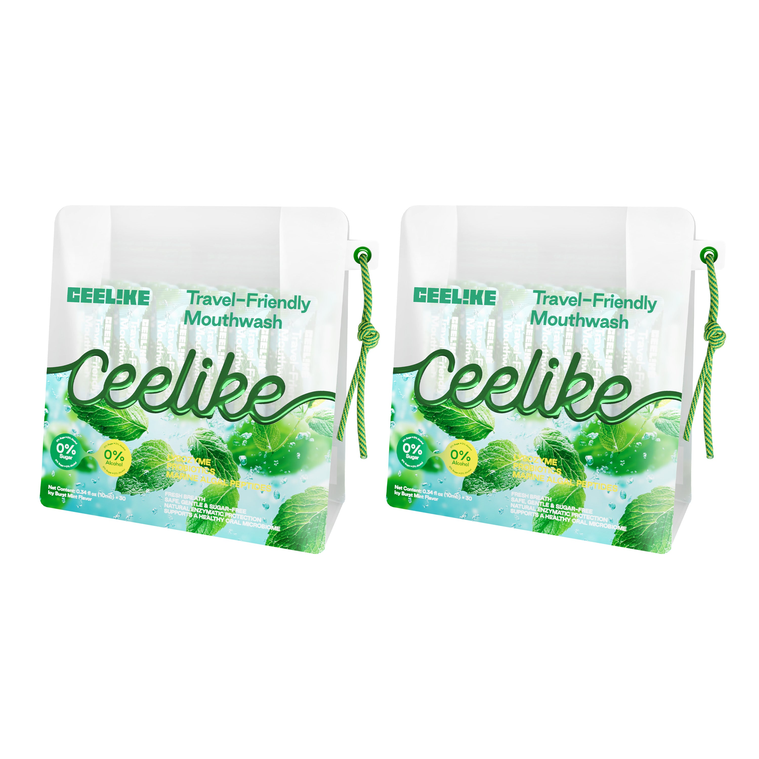 CEELIKE Ice Mint Portable Mouthwash — Refreshing Mint Flavor, Anytime, Anywhere